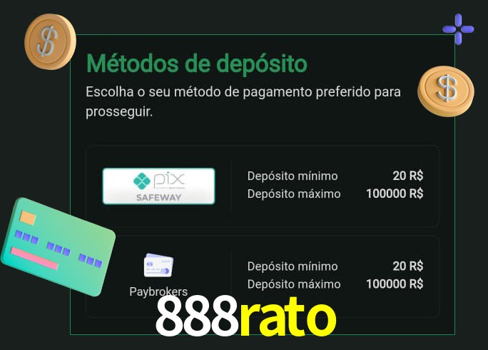 O cassino 888rato oferece uma grande variedade de métodos de pagamento